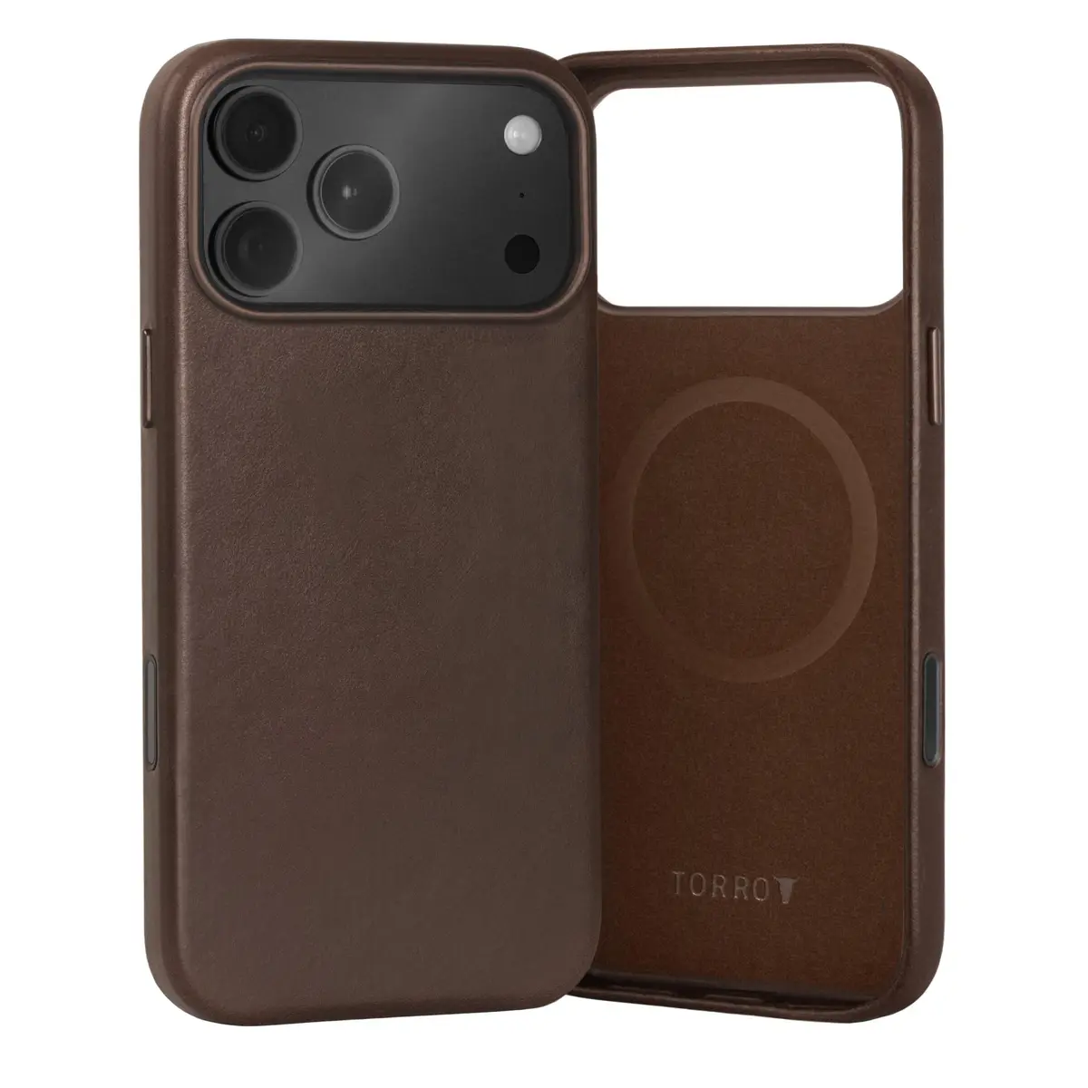 TORRO Leather Bumper Case for iPhone 18 Pro Max & 17 Pro Max | Premium Leather Slim MagSafe Compatible - main product image