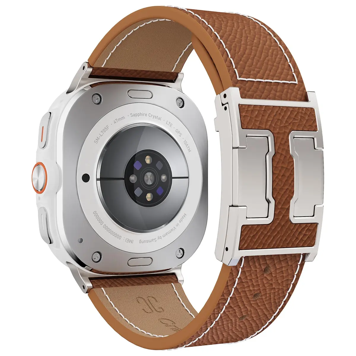 CrazyGrass Leather Band Compatible with Galaxy Watch Ultra 2/ Ultra Bands 47mm | Genuine Leather with Magnetic Clasp - main product image