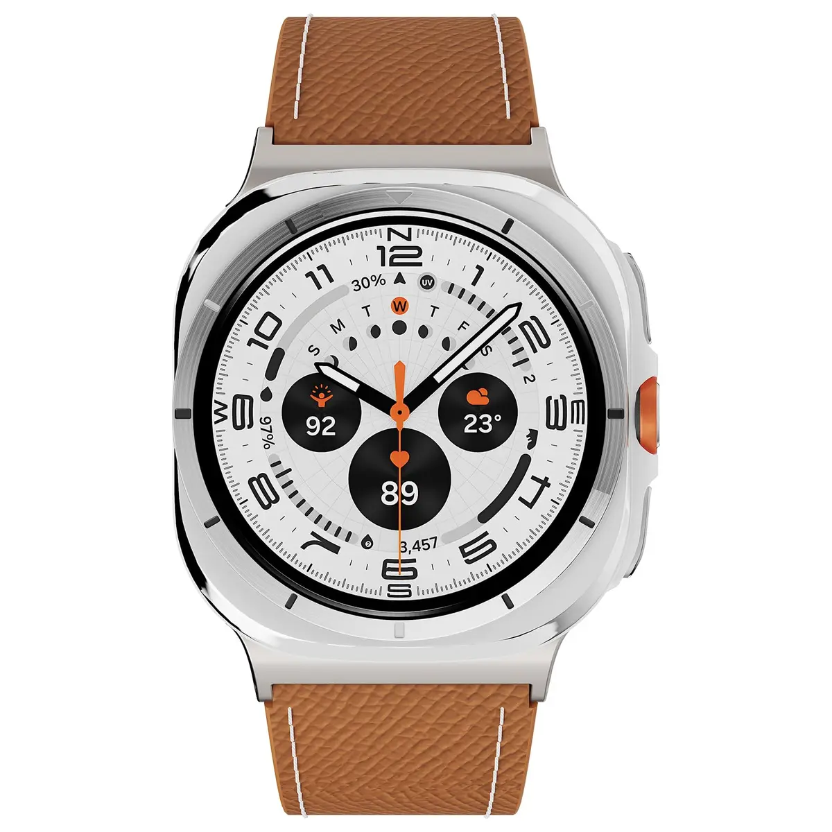 CrazyGrass Leather Band Compatible with Galaxy Watch Ultra 2/ Ultra Bands 47mm | Genuine Leather with Magnetic Clasp - view 6