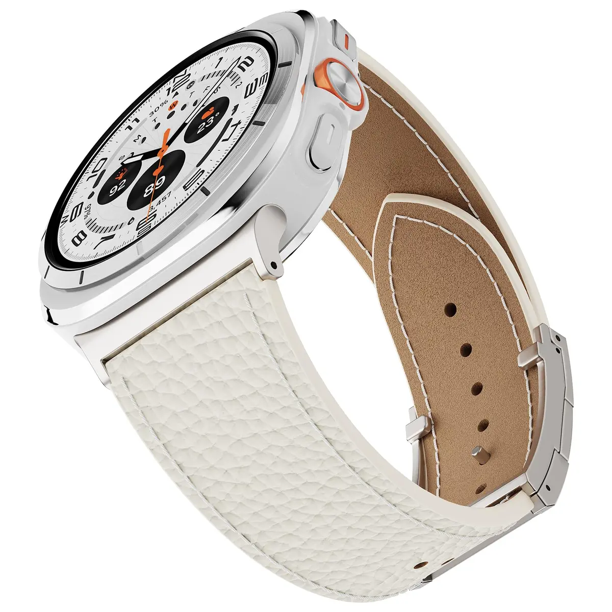 CrazyGrass Leather Band Compatible with Galaxy Watch Ultra 47mm | Genuine Leather with Magnetic Clasp - view 7