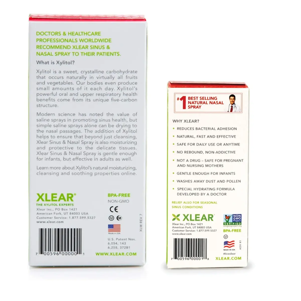 Xlear Xylitol Nasal Spray Regular and Travel Size Bundle (Pack of 2) | Moisturizes & Cleanses Sinus Passages - view 6