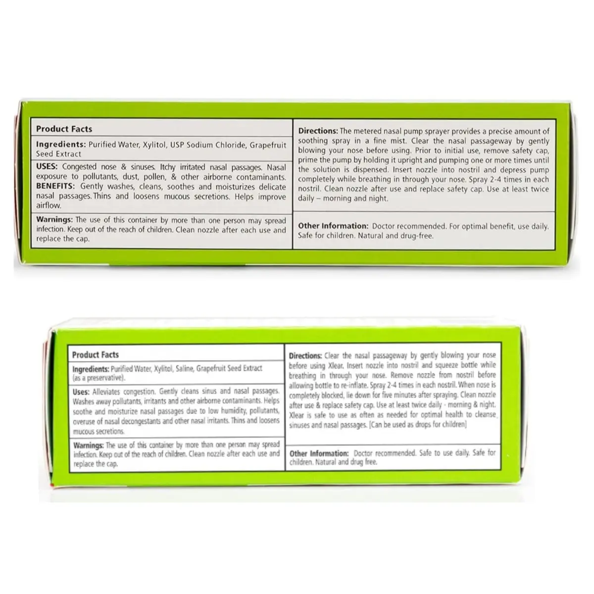 Xlear Xylitol Nasal Spray Regular and Travel Size Bundle (Pack of 2) | Moisturizes & Cleanses Sinus Passages - view 4