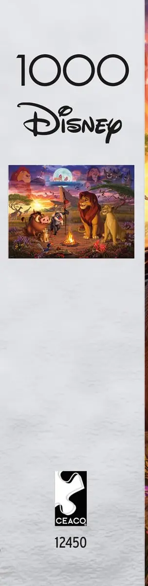 Buffalo Games Disney The Lion King 1000 Piece Jigsaw Puzzle for Adults | Vibrant Disney Scene, Premium Recycled Cardboard, 26.75 x 19.75 inches - view 5