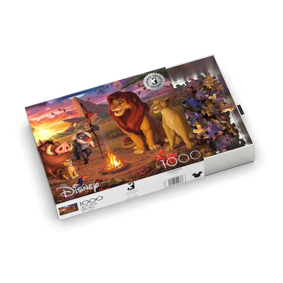Buffalo Games Disney The Lion King 1000 Piece Jigsaw Puzzle for Adults | Vibrant Disney Scene, Premium Recycled Cardboard, 26.75 x 19.75 inches - view 2
