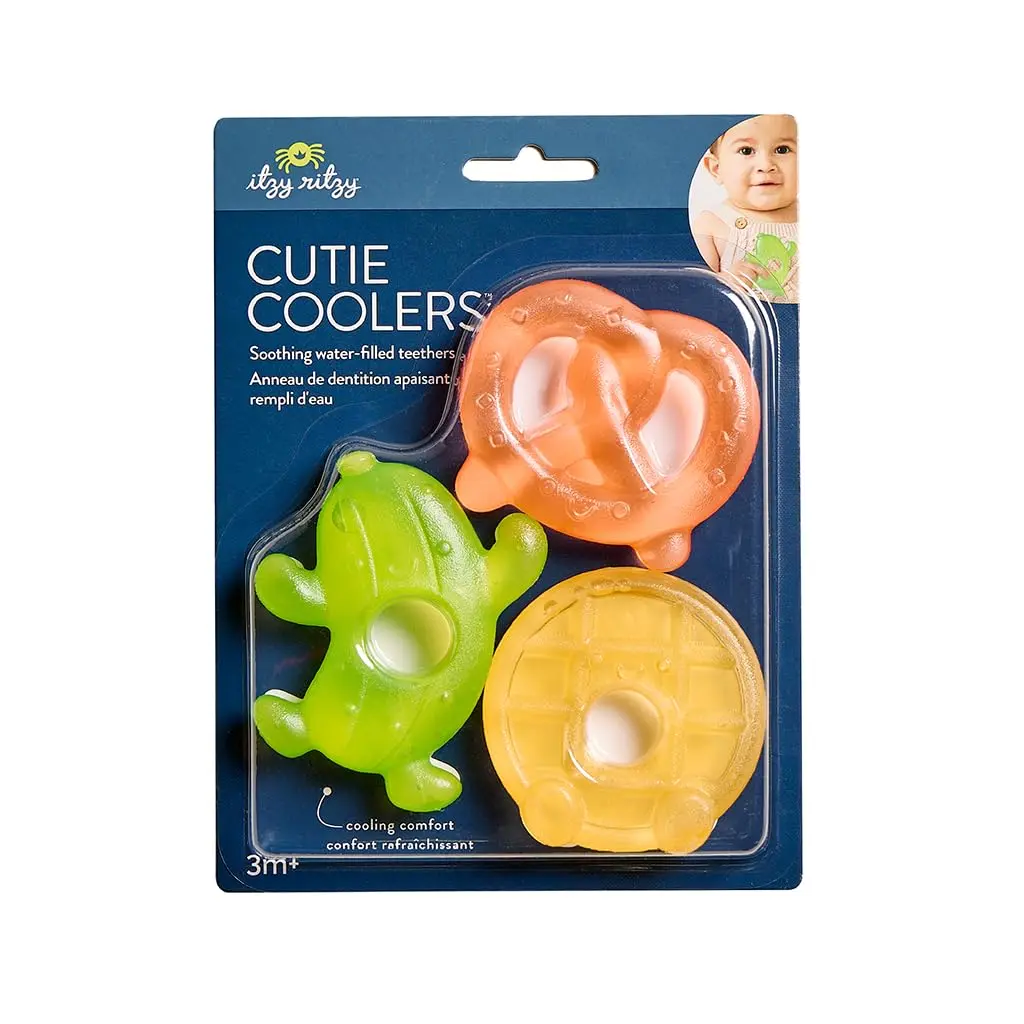 Itzy Ritzy Silly Foods Water-Filled Teethers Set of 3 | BPA-Free, Chilled Relief for Gums - view 7
