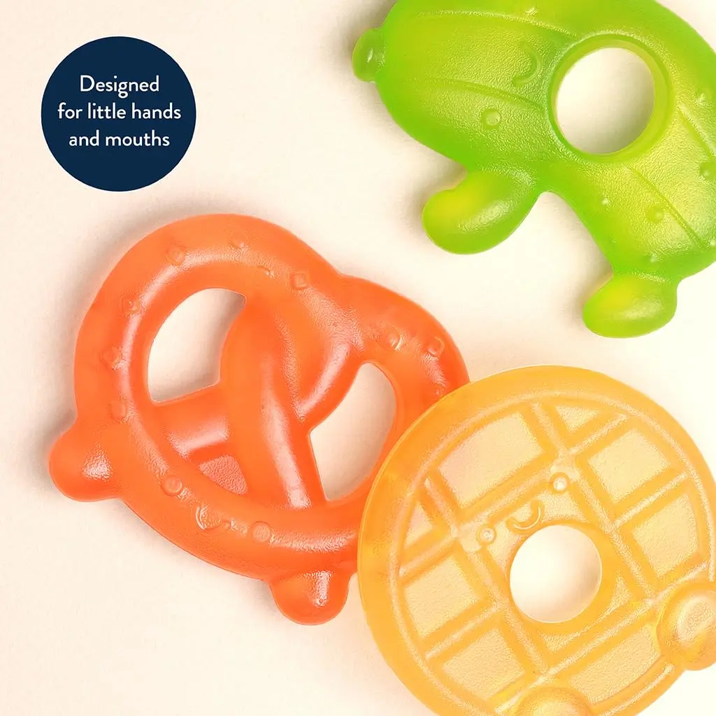 Itzy Ritzy Silly Foods Water-Filled Teethers Set of 3 | BPA-Free, Chilled Relief for Gums - view 4