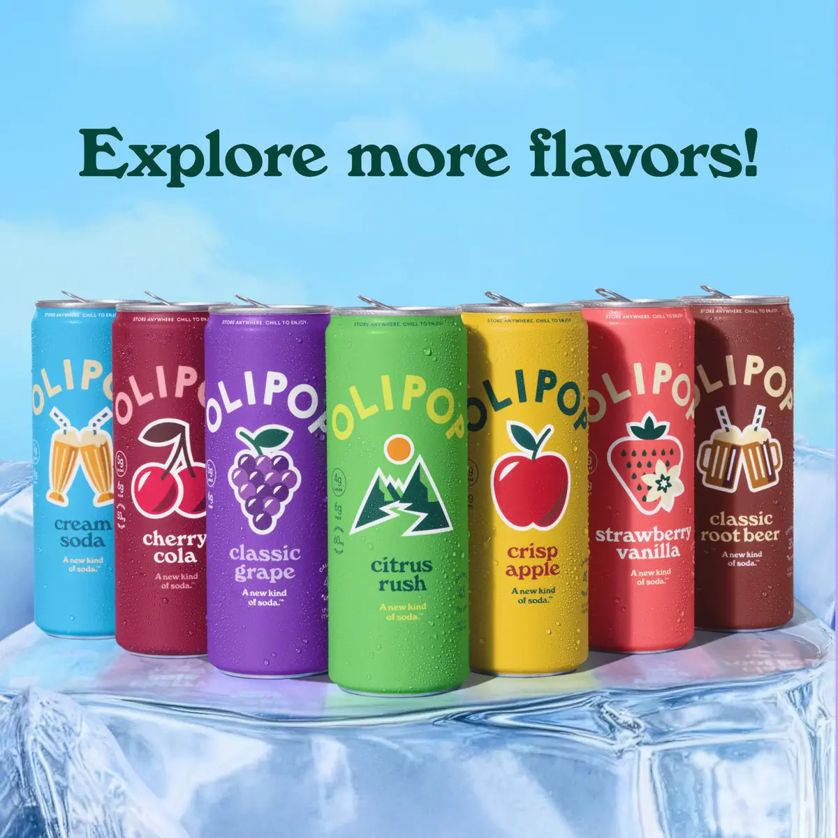 OLIPOP Strawberry Vanilla Prebiotic Soda 12 Fl Oz | Gut-Friendly, Delicious & Refreshing - view 7
