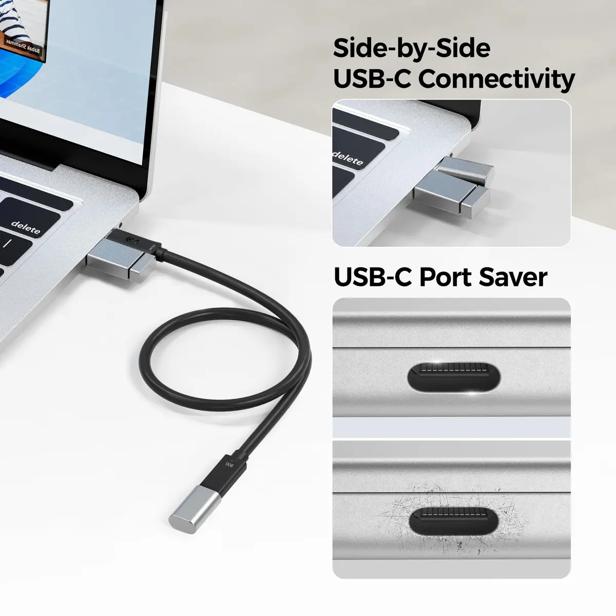 Cable Matters 80Gbps USB4 Extension Cable 1m (3.3ft) | Thunderbolt 5/4 Compatible - view 7