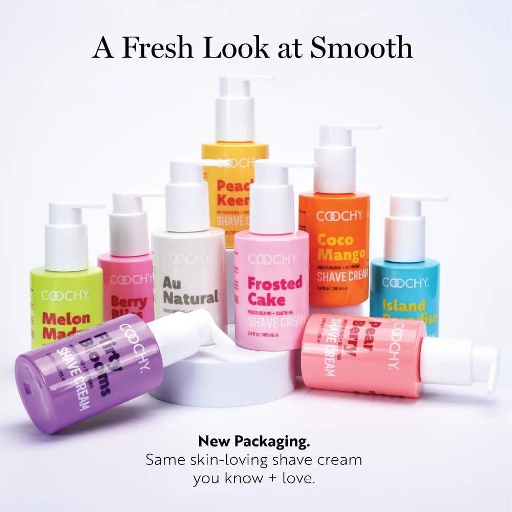 Coochy Shave Cream - Moisturizing Shave Lotion - Gentle Intimate Shaving Cream - For Bikini Area, Underarms, Legs & More - Rash-Free, Hydrating Formula - Berry Bliss - 3.4 oz - view 10