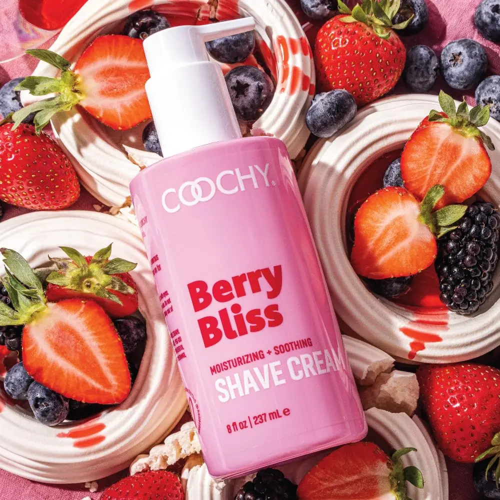 Coochy Shave Cream - Moisturizing Shave Lotion - Gentle Intimate Shaving Cream - For Bikini Area, Underarms, Legs & More - Rash-Free, Hydrating Formula - Berry Bliss - 3.4 oz - view 3
