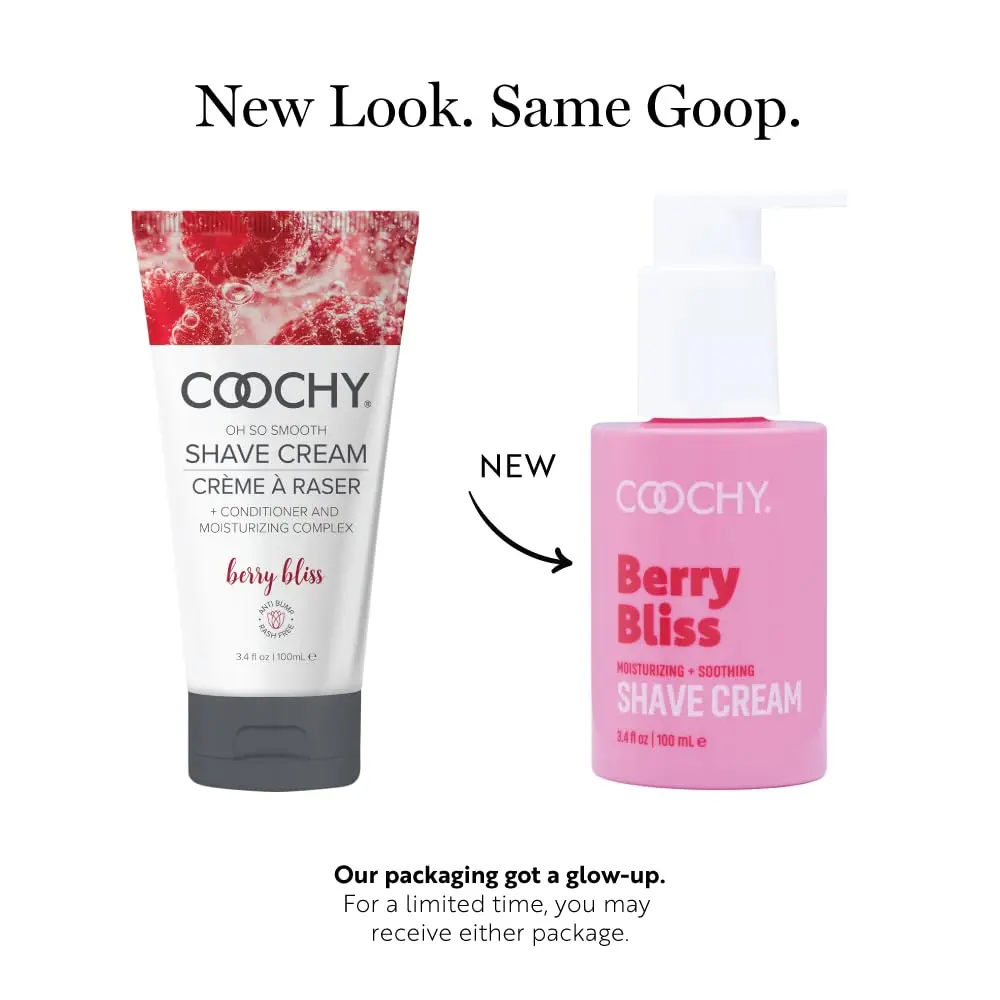 Coochy Shave Cream - Moisturizing Shave Lotion - Gentle Intimate Shaving Cream - For Bikini Area, Underarms, Legs & More - Rash-Free, Hydrating Formula - Berry Bliss - 3.4 oz - view 4