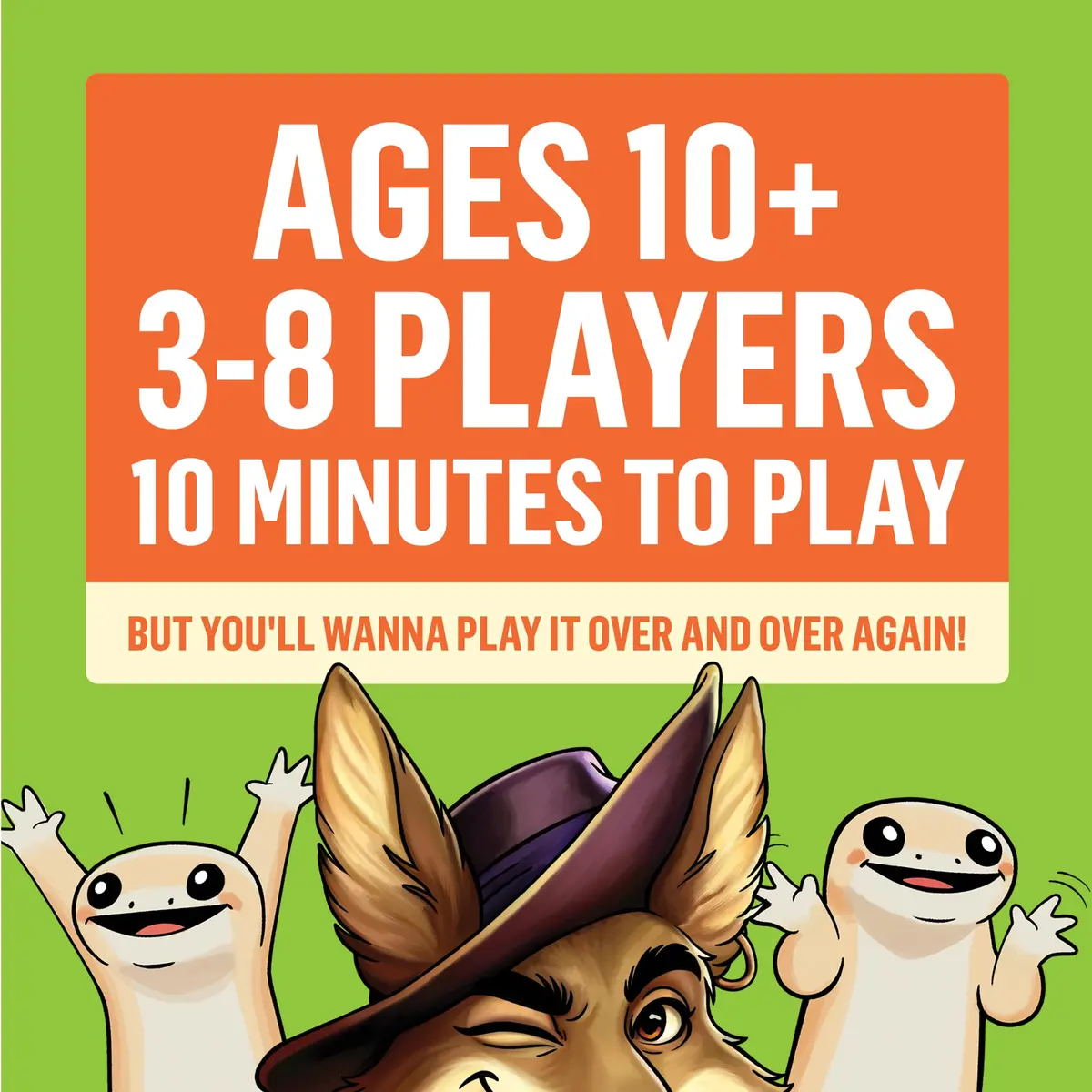 Exploding Kittens Coyote Card Game for 3-8 Players | Age 10+ | Fast & Fun Family Game - view 9