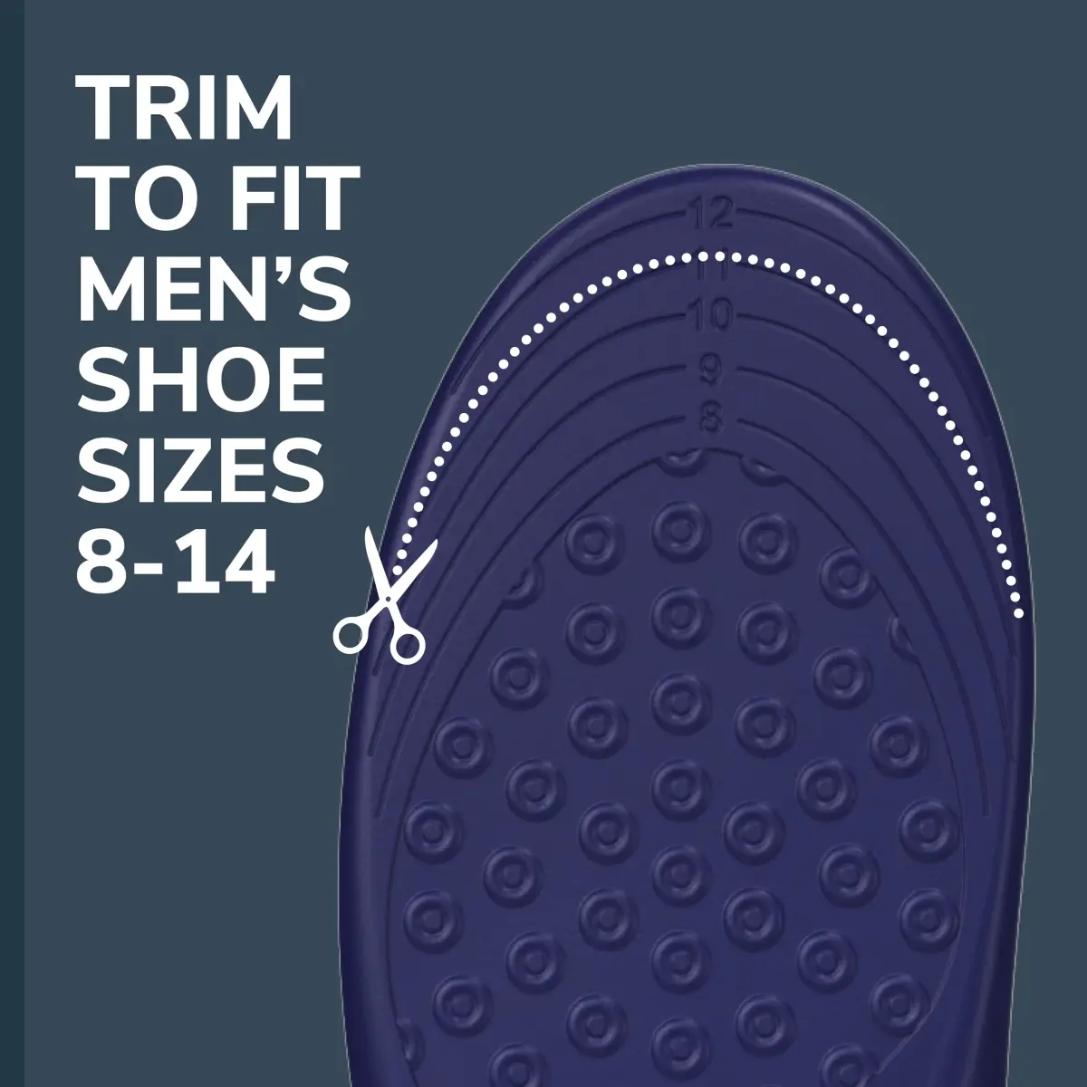 Dr. Scholl's Plantar Fasciitis Relief Orthotic Insoles for Men - Size L (2-Pack) | Clinically Proven to Prevent Recurrence - view 7