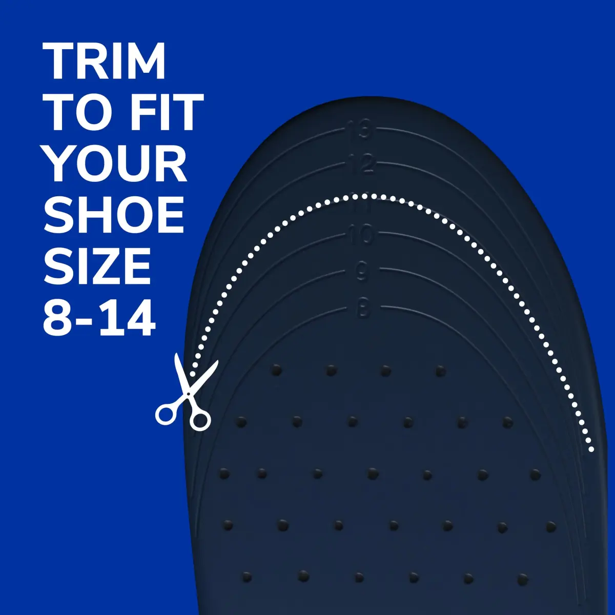 Dr. Scholl's Heavy Duty Support Orthotics for Men, Size 8-14 (2 Pairs) | Clinically Proven Pain Relief & Shock Absorption - view 7