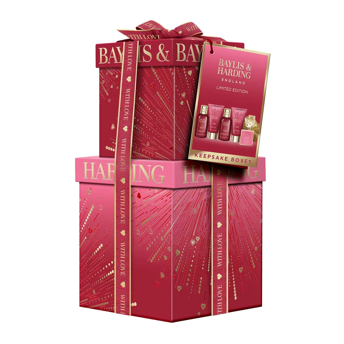 Baylis & Harding Limited Edition Pamper Present Gift Set for Women | Midnight Cherry Fragrance, 6-Piece - view 8