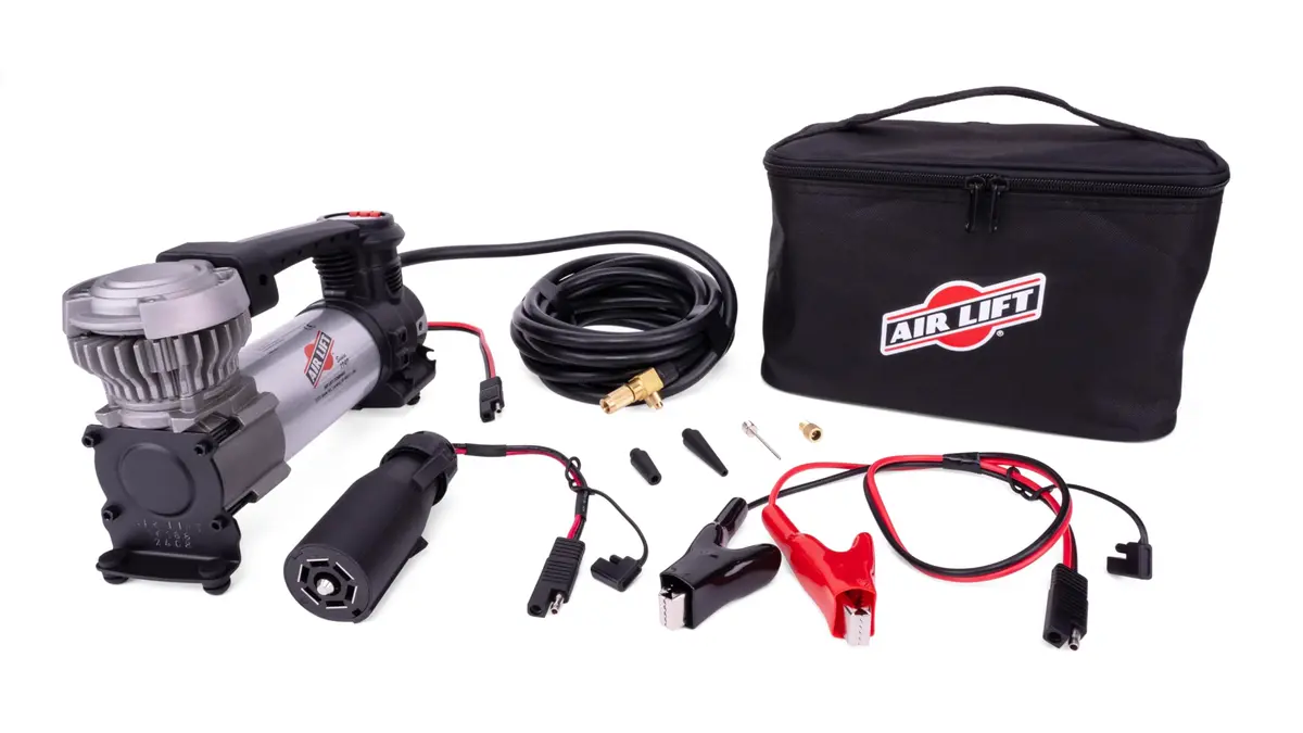 AirLift 16188 Digital Portable Compressor | 120 PSI, 1.97 CFM, Digital Pressure Gauge, Auto Shutoff, Silver - main product image