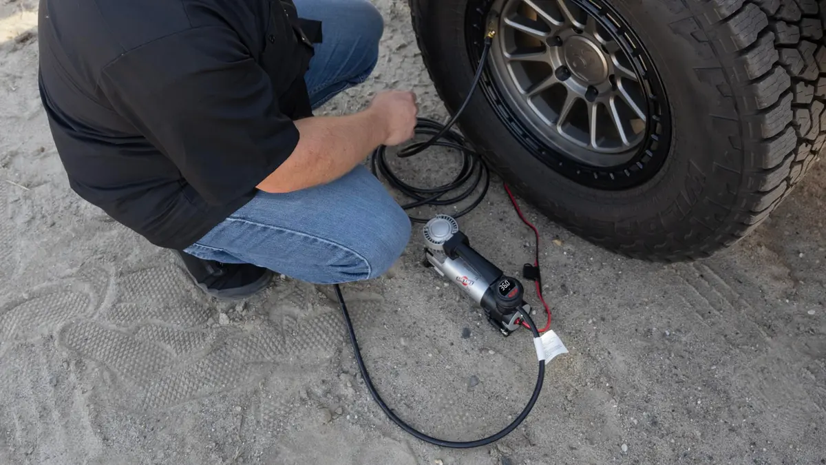 AirLift 16188 Digital Portable Compressor | 120 PSI, 1.97 CFM, Digital Pressure Gauge, Auto Shutoff, Silver - view 8