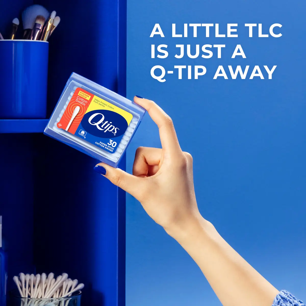 Q-tips Cotton Swabs Travel Size | 100% Cotton for First Aid & Beauty (30 Count Pack of 2) - view 2