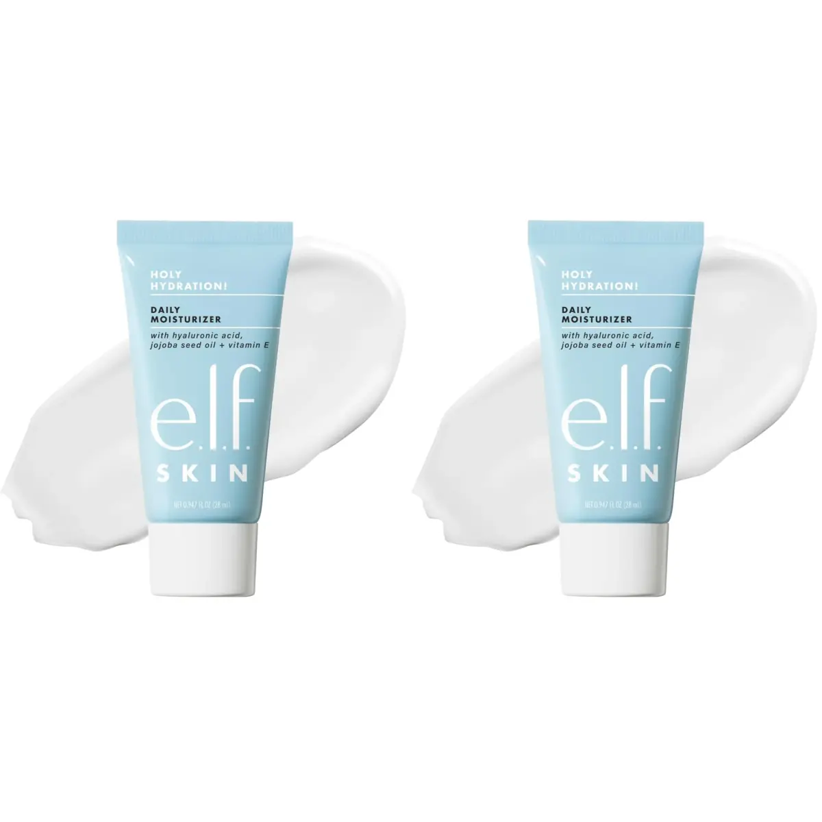 e.l.f. SKIN Holy Hydration! Moisturizer Mini, Ultra-Hydrating Formula, 18.8ml (0.64 Fl Oz) | Infused with Aloe, Jojoba Oil & Shea Butter - main product image