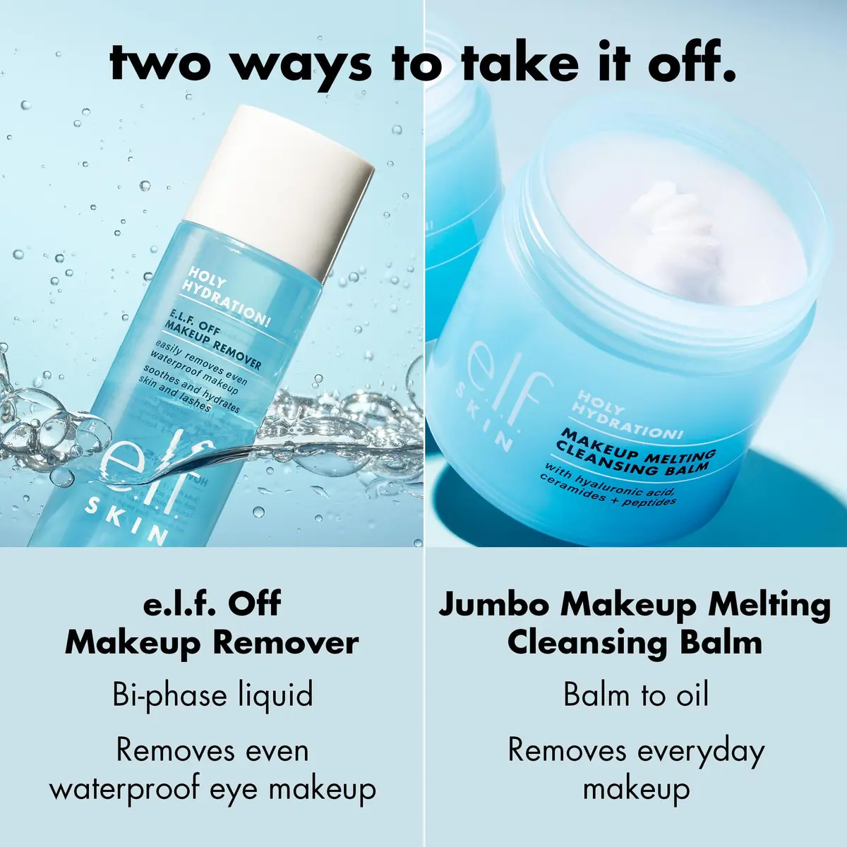 e.l.f. SKIN Mini Holy Hydration! Makeup Melting Cleansing Balm 22ml (0.75 Fl Oz) | Melts Makeup, Hydrates Skin - view 5