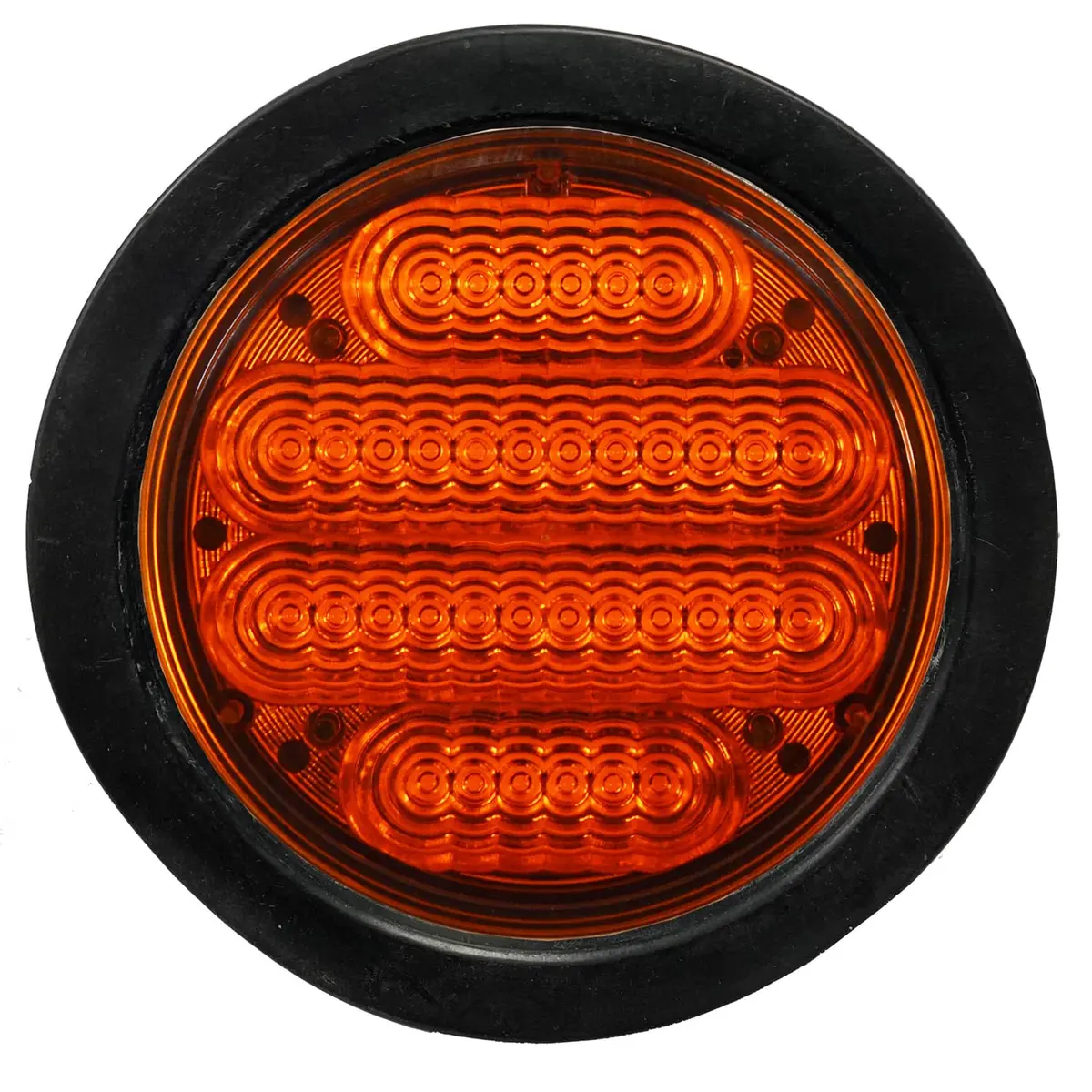 Star Safety Technologies by Grote DLXTHR-8-A Emergency Lighting 4" Amber LED Weatherproof Grommet Mount 10-30V | Rugged, Weatherproof - main product image