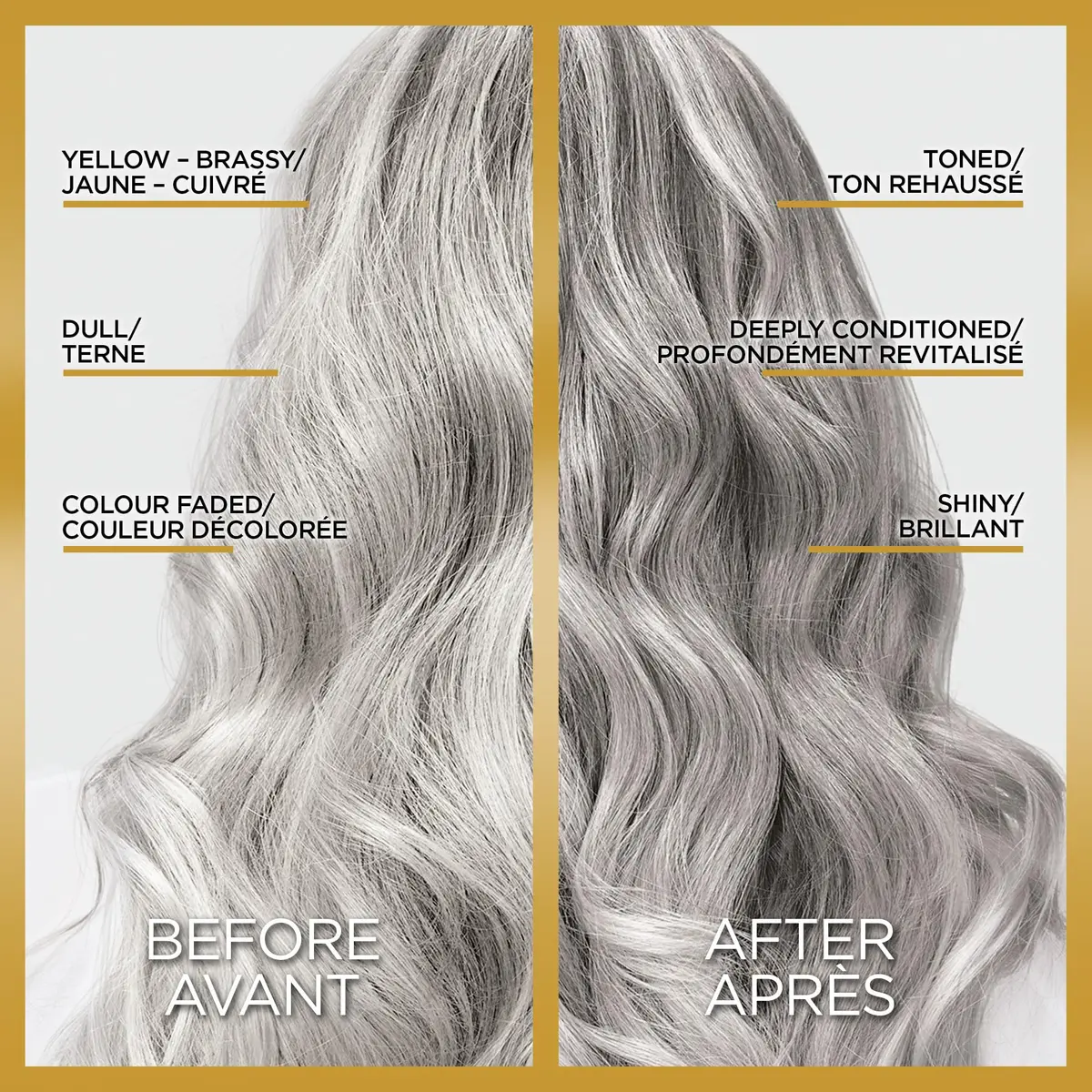 L'Oreal Paris Le Color Gloss One Step In-Shower Toning Hair Gloss, Silver, 4 Fl Oz (Pack of 2) | Neutralizes Brass & Boosts Shine - view 2
