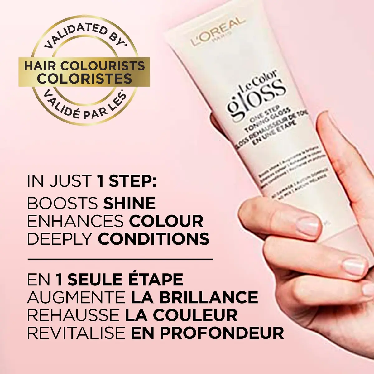 L'Oreal Paris Le Color Gloss One Step In-Shower Toning Hair Gloss, Silver, 4 Fl Oz (Pack of 2) | Neutralizes Brass & Boosts Shine - view 4