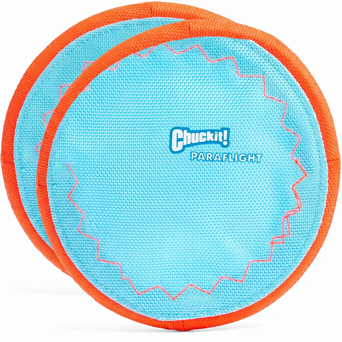 Chuckit! Paraflight Flying Disc Dog Toy - Water Floating Flyer - Durable Nylon with Rubber Edges - Small Size - main product image