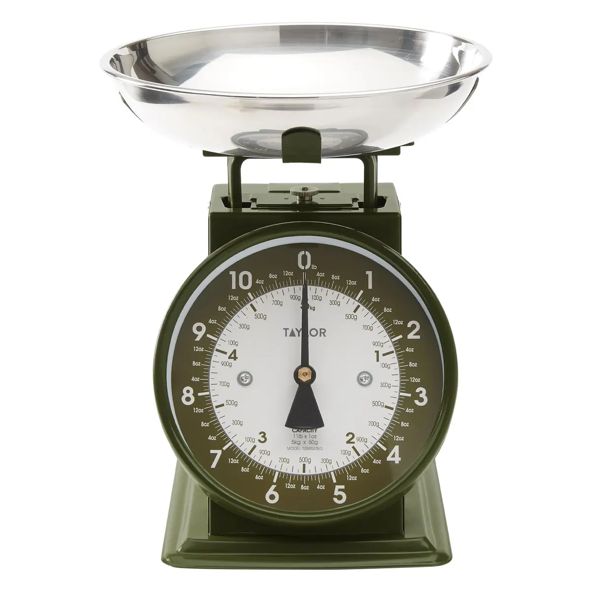 Taylor Vintage Mechanical Kitchen Scale 5 kg (11 lb) | Evergreen Analog Dial - view 7