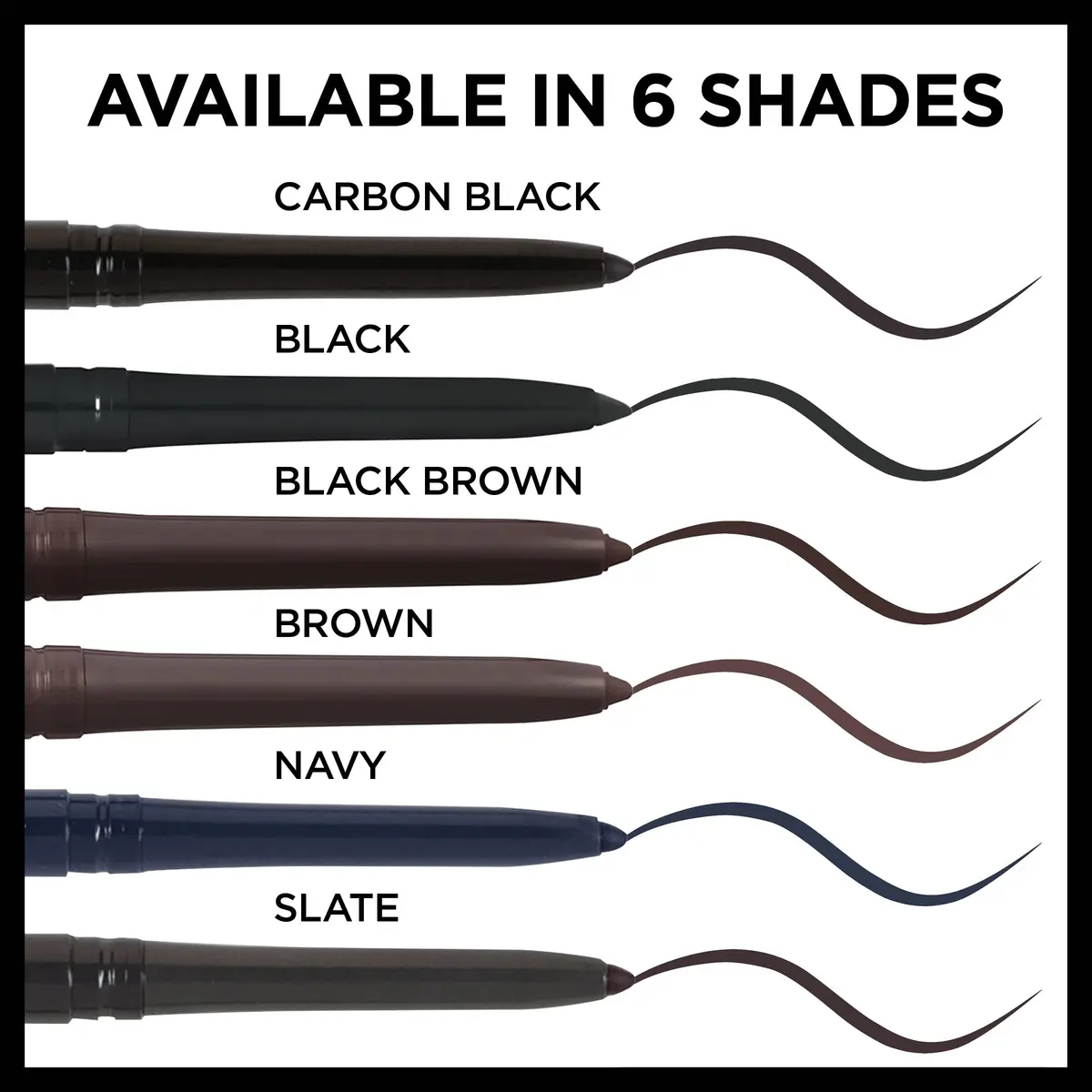 L'Oreal Paris Infallible Never Fail Mechanical Eyeliner Pencil Black Brown 0.008 oz (Pack of 2) | Smudge-Proof Up to 16 Hours - view 5