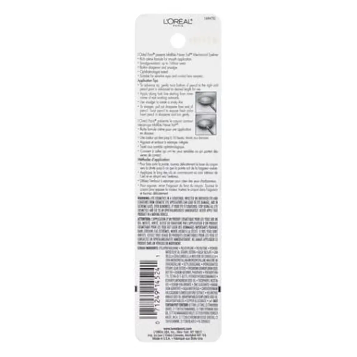 L'Oreal Paris Infallible Never Fail Mechanical Eyeliner Pencil Black Brown 0.008 oz (Pack of 2) | Smudge-Proof Up to 16 Hours - view 9