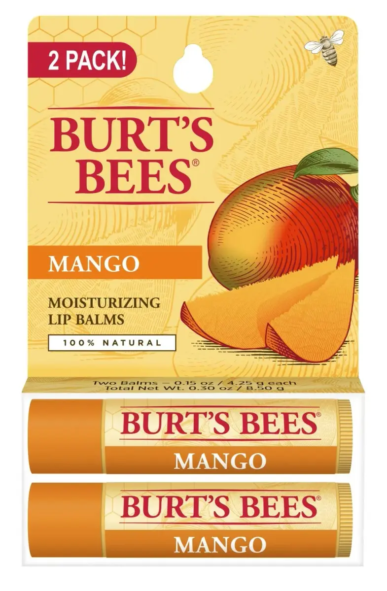 Burt's Bees Mango Lip Balm 0.15 oz (0.44 ml) | Natural Origin Conditioning Treatment - main product image