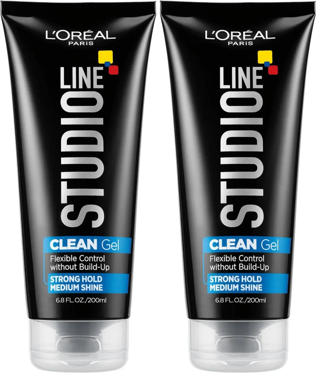 L'Oreal Paris Studio Line Clear Minded Clean Gel - Strong Hold 400ml (13.6 Fl Oz) | Natural Look Hair Gel - main product image