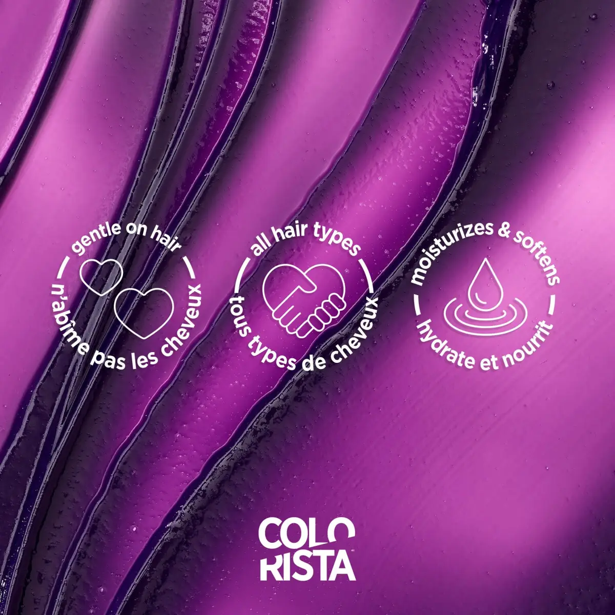L'Oreal Paris Colorista Semi Permanent Hair Color - Metallic Orchid Purple (Pack of 2) - view 4