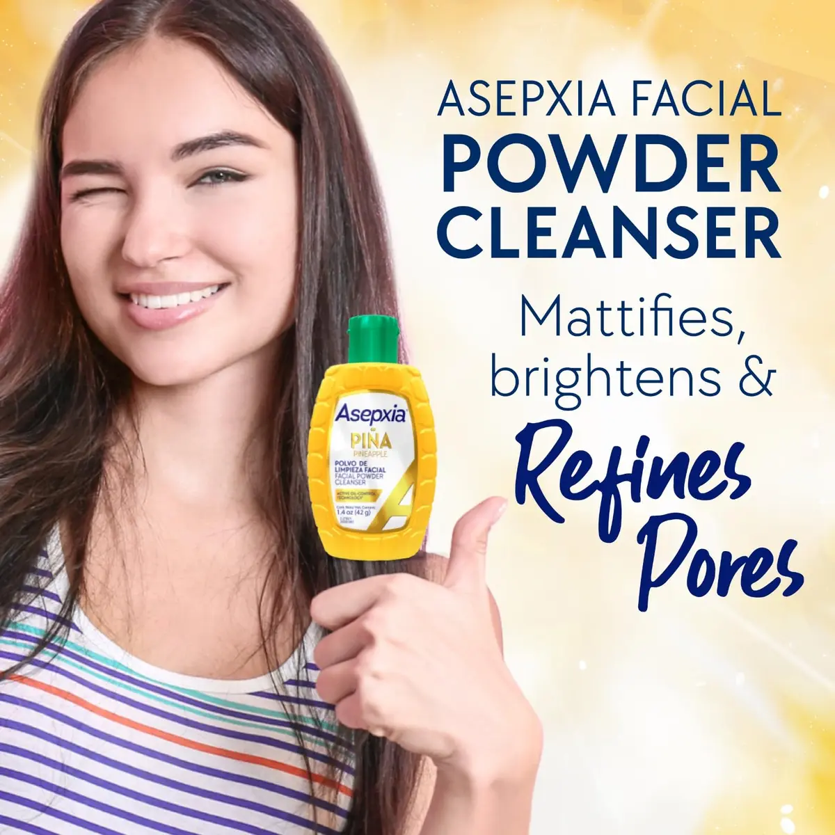 Asepxia Facial Cleanser Powder 1.4 oz Pack of 2 | Gentle Water-Activated Foam for Oily Skin - view 2