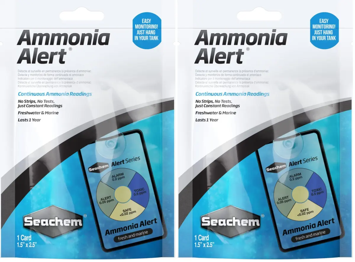 Seachem Ammonia Alert Sensor (Pack of 2) | Continuous Ammonia Monitoring for Freshwater & Marine Aquariums - main product image