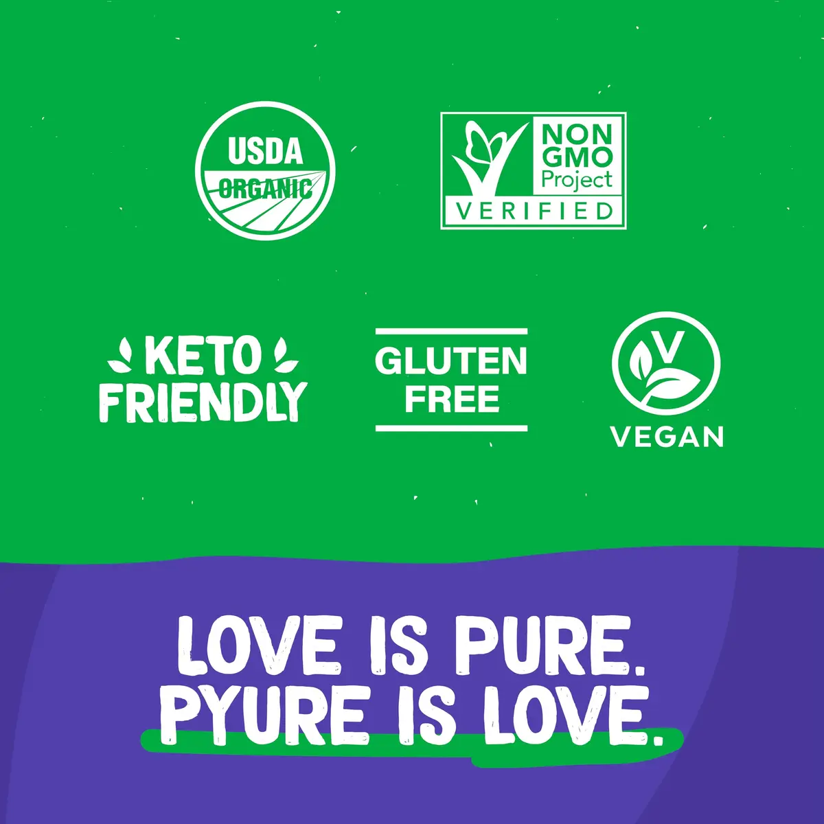 Pyure Organic Stevia Packets | Zero Carb, Zero Sugar, Plant-Based Sweetener | 80 Count - view 8