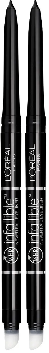 L'Oreal Paris Infallible Never Fail Mechanical Eyeliner Slate | 2 Pack, 0.008 oz. | Fade-proof, 16HR - main product image