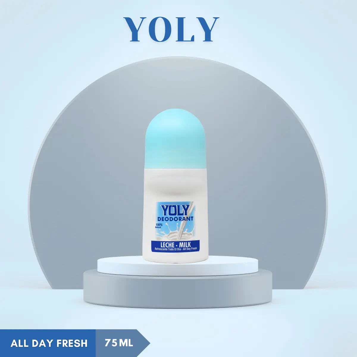 Yoly Deodorant Milk Antiperspirant 3 Pack | All Day Odor & Sweat Protection - view 2