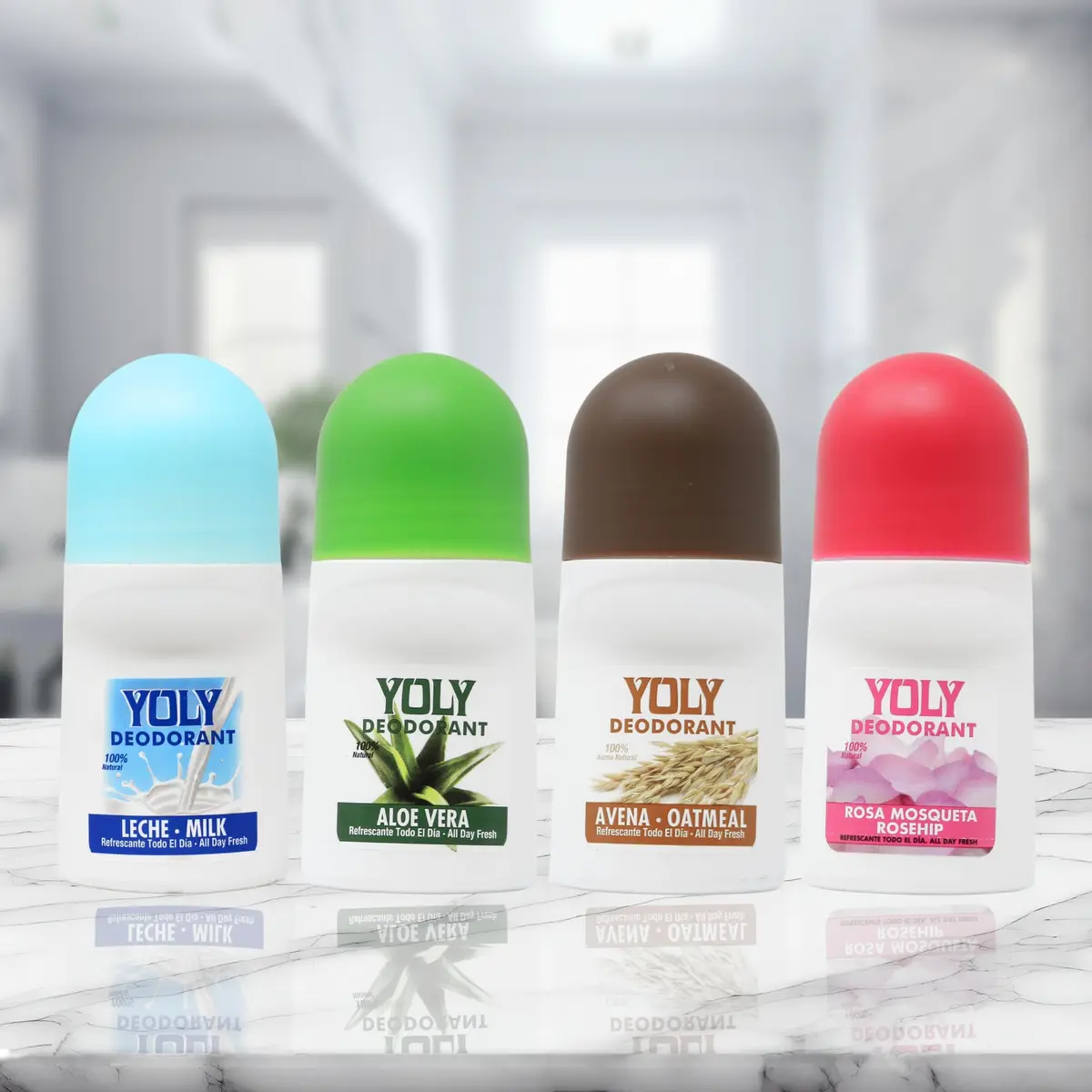 Yoly Deodorant Milk Antiperspirant 3 Pack | All Day Odor & Sweat Protection - view 3
