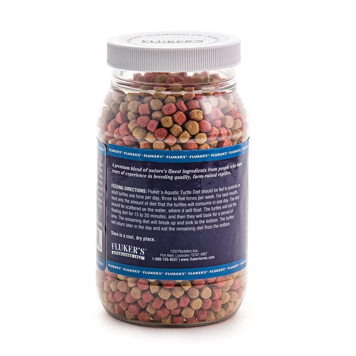 Fluker's Aquatic Turtle Diet Food Pellets 454g (16 oz) | Balanced Nutrition for Healthy Shell Growth - view 2
