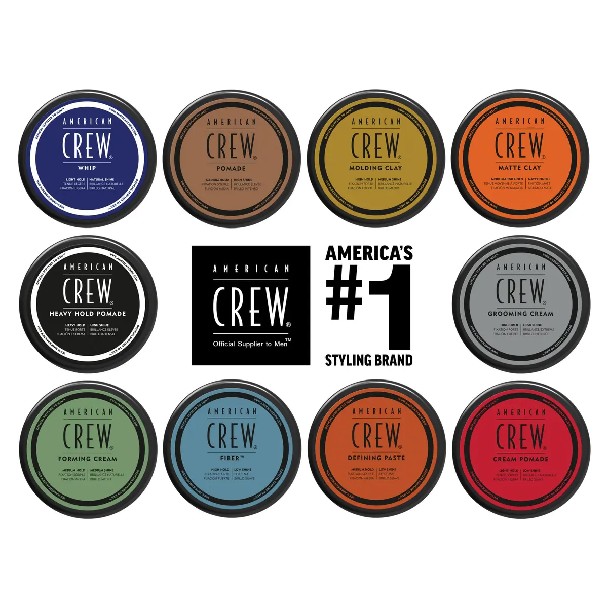AMERICAN CREW Men's Grooming Cream High Hold High Shine 170g (6 oz) | Moisture-Repelling Styling - view 6