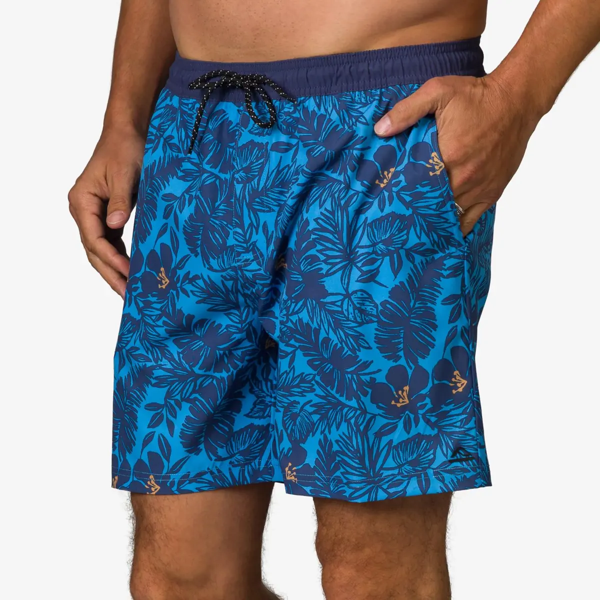 REEF Men's Felix E-Waist Swimshort Azure | 4-Way Stretch, Relaxed Fit, Water-Resistant - view 2