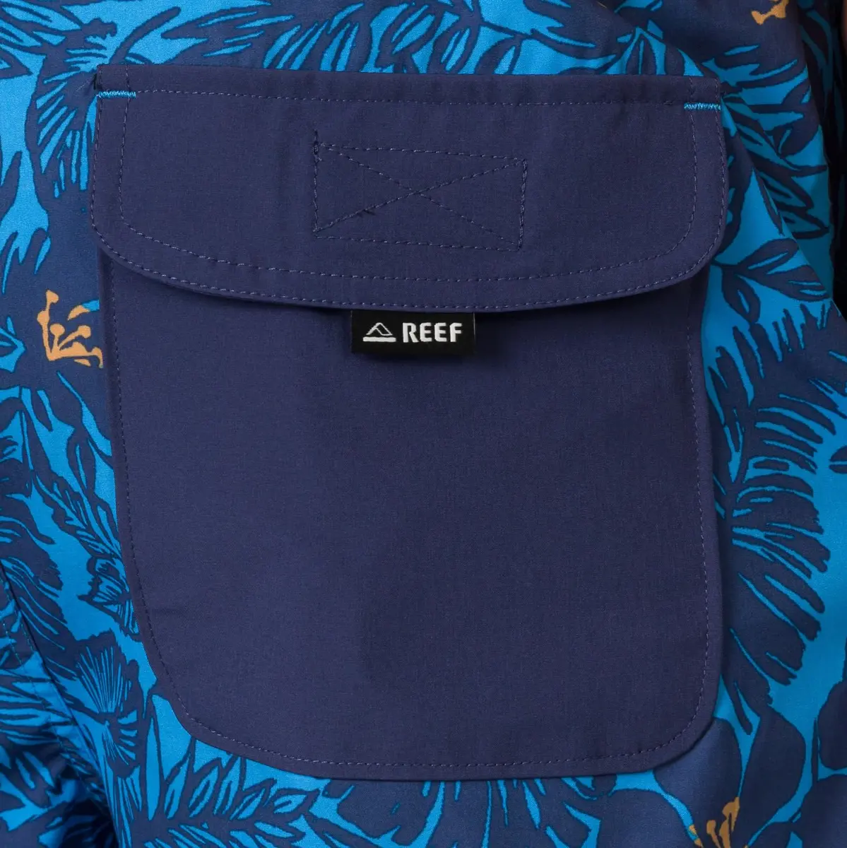 REEF Men's Felix E-Waist Swimshort Azure | 4-Way Stretch, Relaxed Fit, Water-Resistant - view 4