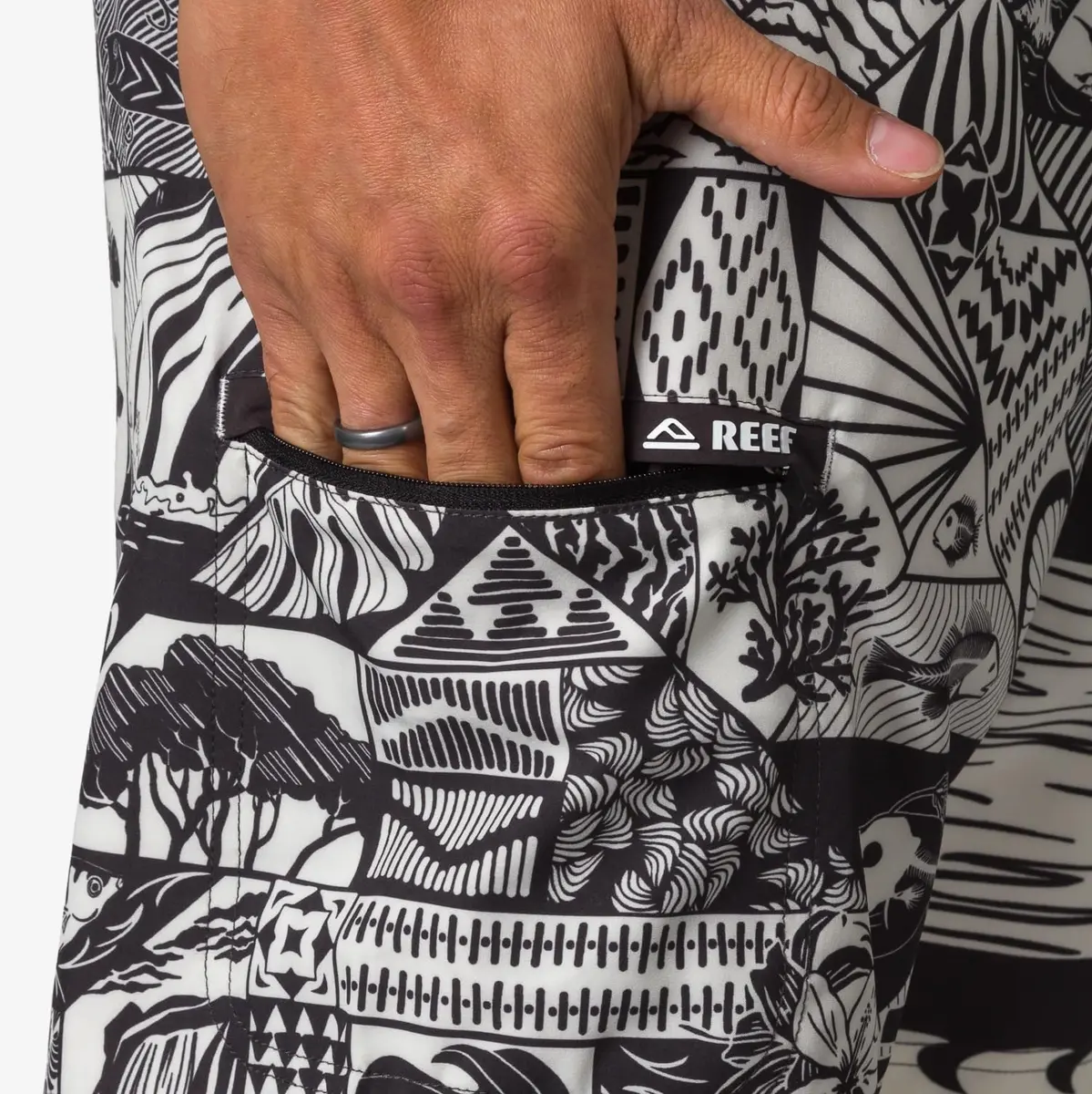 REEF Men's Marshall Fixed WST Boardshort | 4-Way Stretch, Secure Fit, Water-Ready (70-120c) - view 2