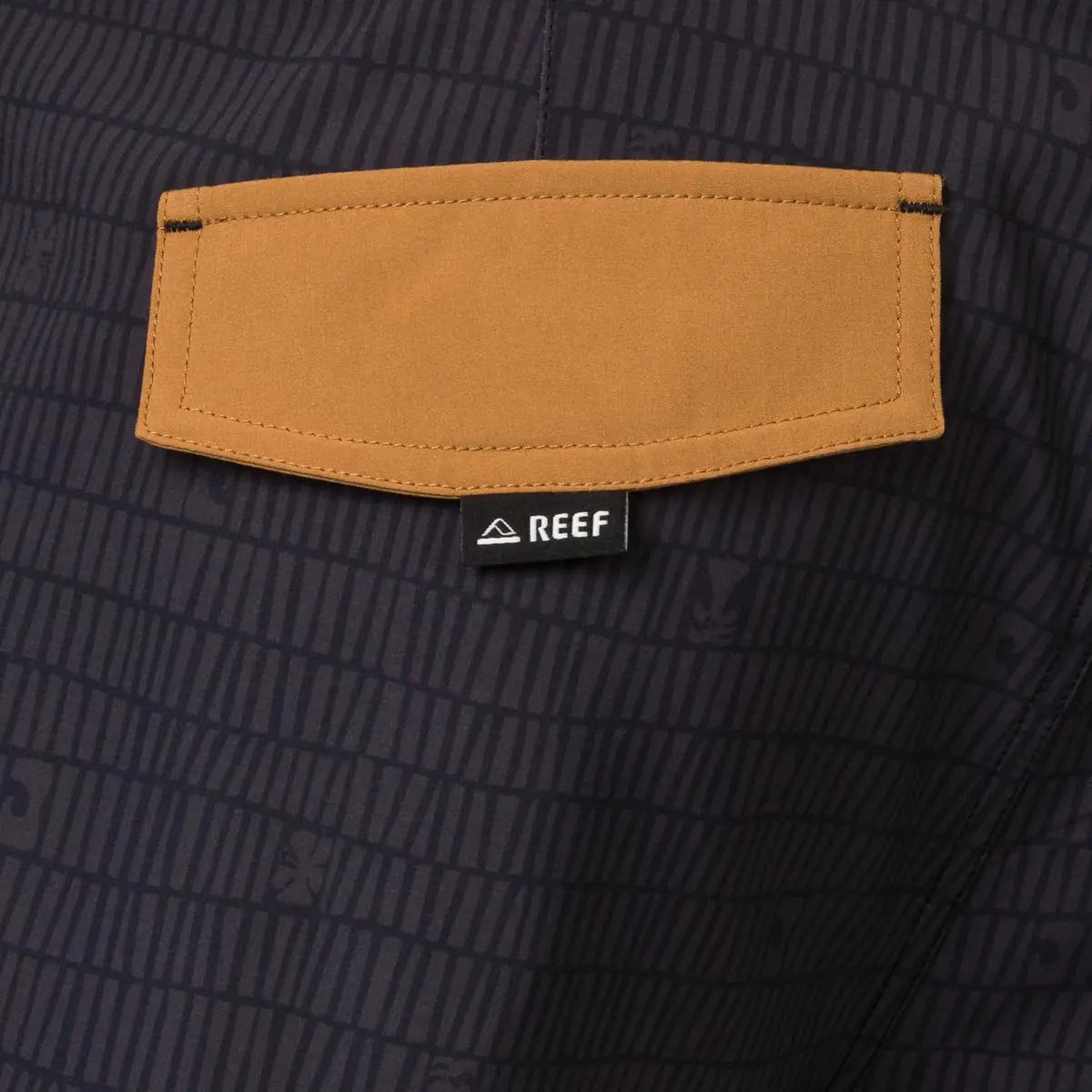 REEF Men's Remy Fixed Waist Boardshort Caviar | 4-Way Stretch, Secure Fit, Island Vibe - view 3
