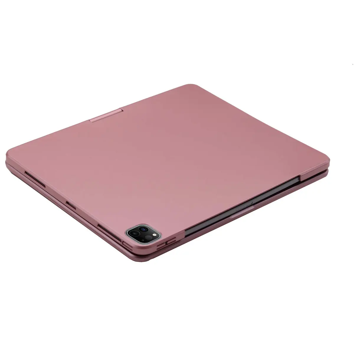 LENRICH Keyboard Case for iPad Pro 12.9 inch 6th/5th/4th/3rd Gen | 360° Rotating Stand, Wireless Keyboard, Rose Gold - view 9