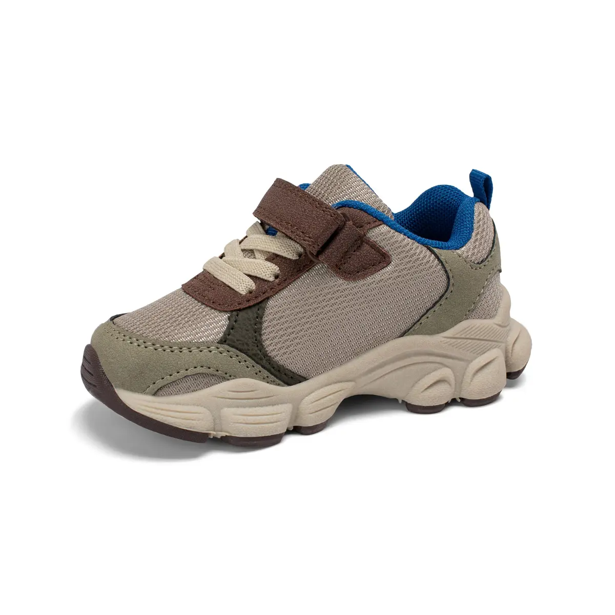 Carter's Johann Khaki Brown Kids' Sneakers | Comfortable Play & School Shoe (0.28kg, 1 Pack) - view 3