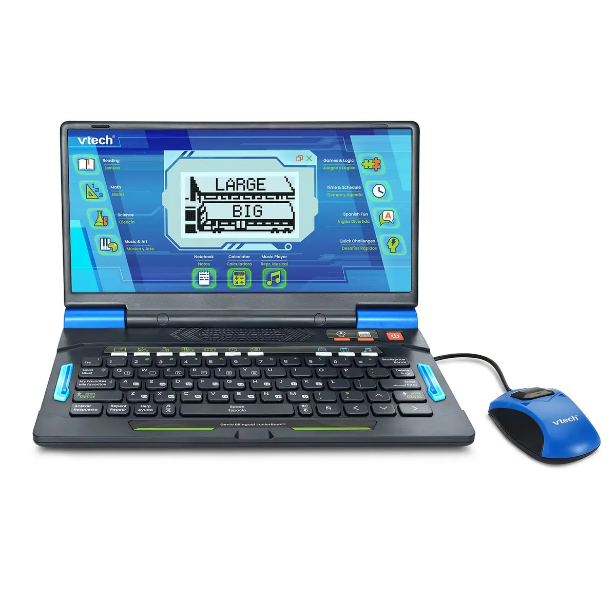 VTech Genio Bilingual JuniorBook Learning Laptop for Kids | Educational & Bilingual Toy (11.3" x 7.5" x 1.4") - main product image
