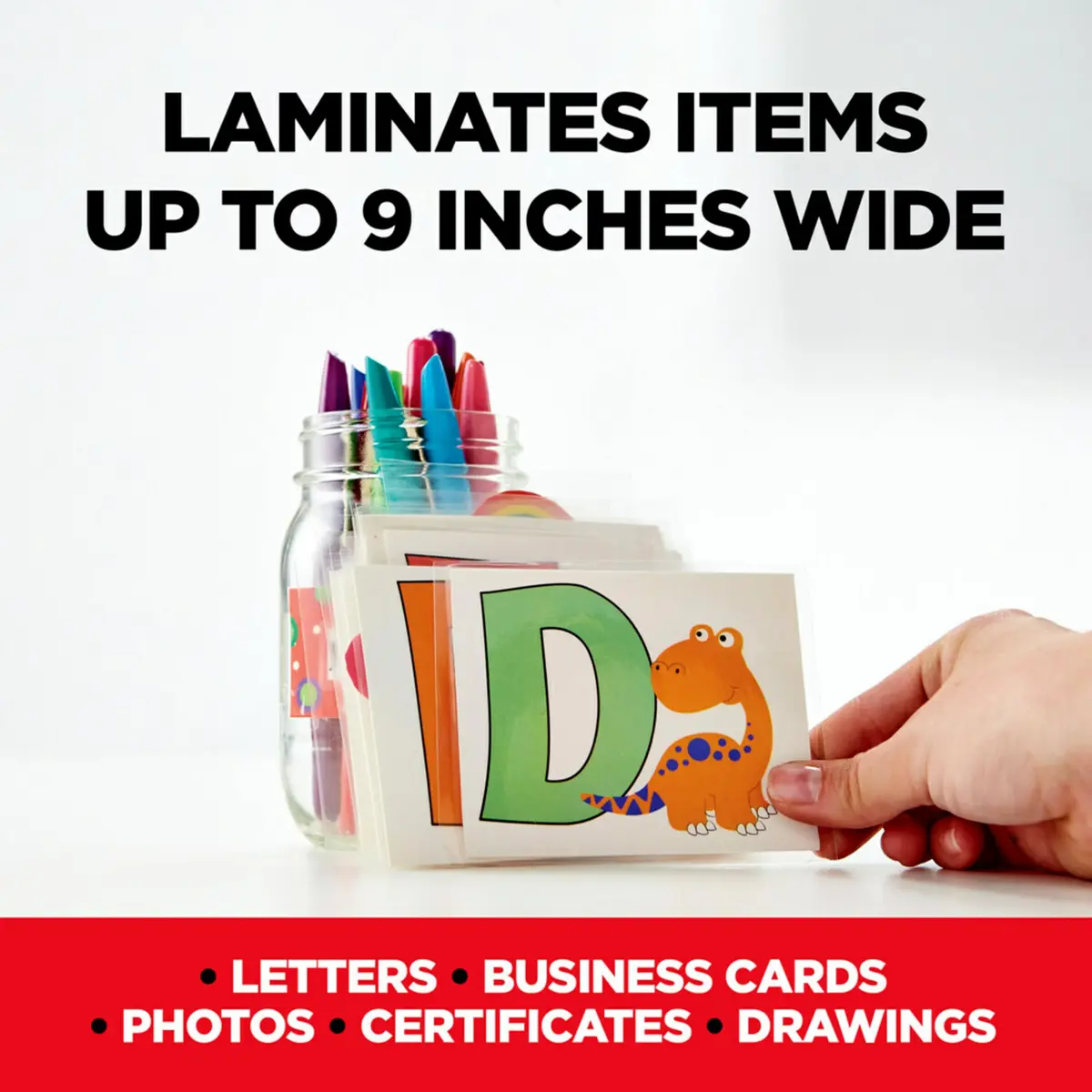 Scotch Thermal Laminator and Pouch Bundle, 9" Wide | Professional Finish for School & Office - view 5
